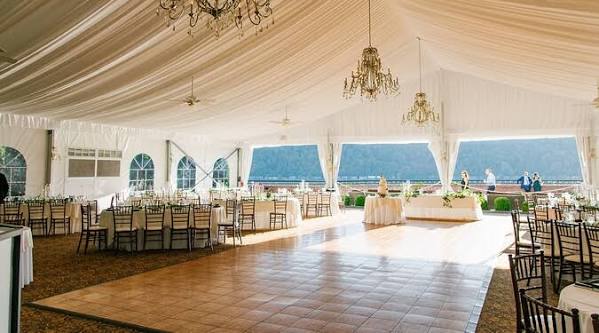 Elegant dining setup at The Grandview
